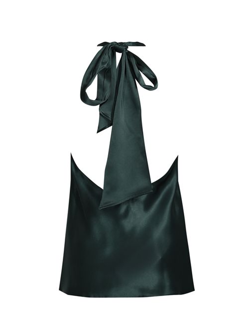 Top Briscola in satin con scollo PINKO | 105614 A2RAV88